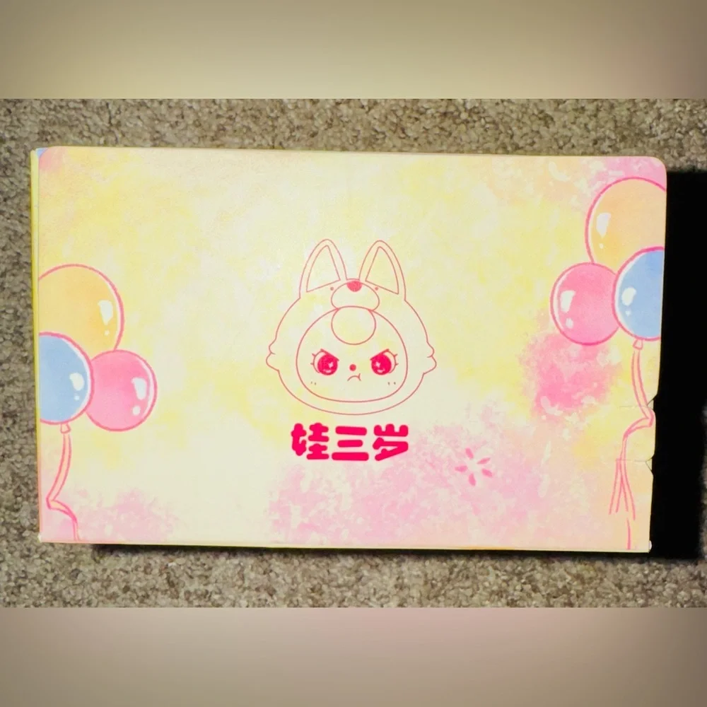 Miniature Bunny Doll with Purple Outfit